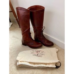 Frye Melissa Riding Lace-up Boots